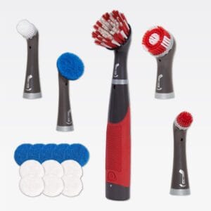 Home rubbermaid reveal power scrubber 18 piece kit