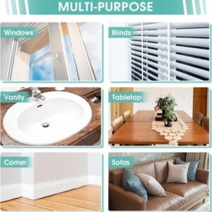 4 pack damp dusting sponge duster